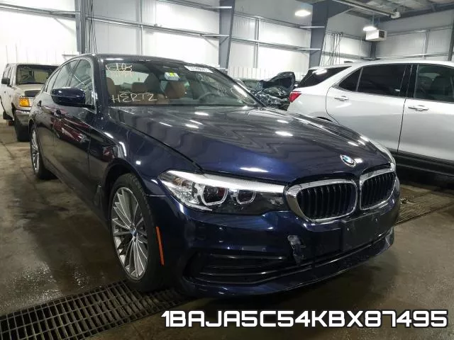 1BAJA5C54KBX87495 2019 BMW 5 Series, 530