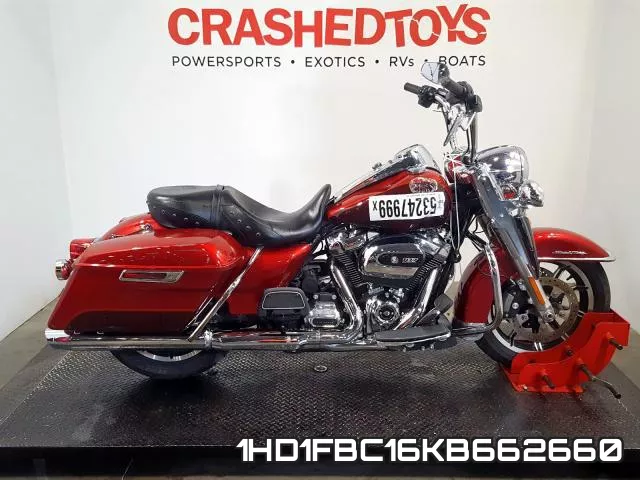 1HD1FBC16KB662660 2019 Harley-Davidson FLHR