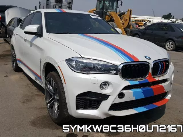 5YMKW8C36H0U72167 2017 BMW X6, M