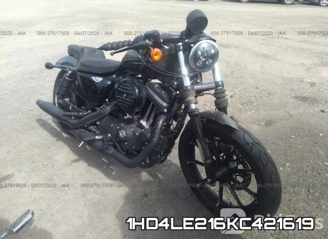 1HD4LE216KC421619 2019 Harley-Davidson XL883, N