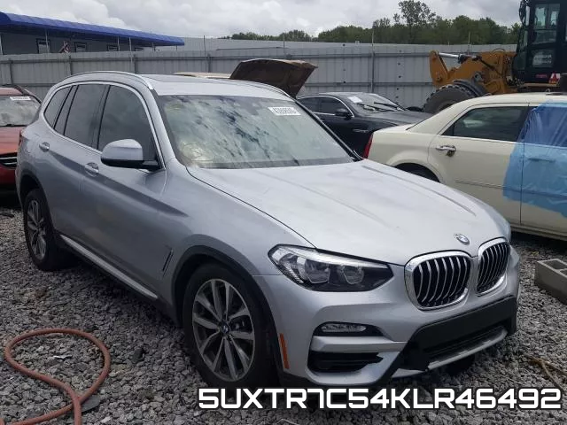 5UXTR7C54KLR46492 2019 BMW X3, Sdrive30I