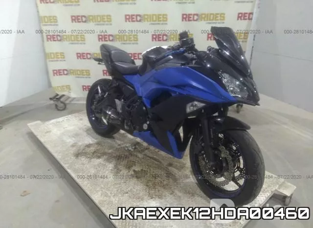 JKAEXEK12HDA00460 2017 Kawasaki EX650, F
