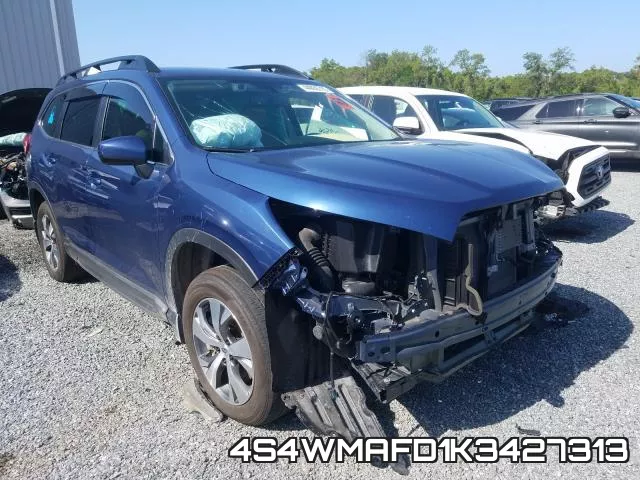 4S4WMAFD1K3427313 2019 Subaru Ascent, Premium