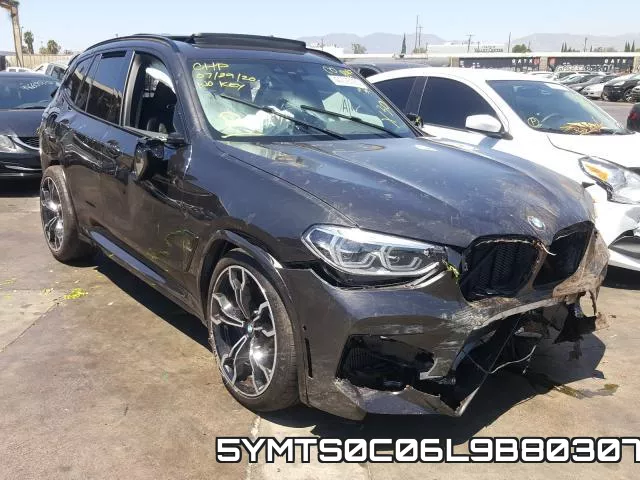 5YMTS0C06L9B80307 2020 BMW X3, M Competition