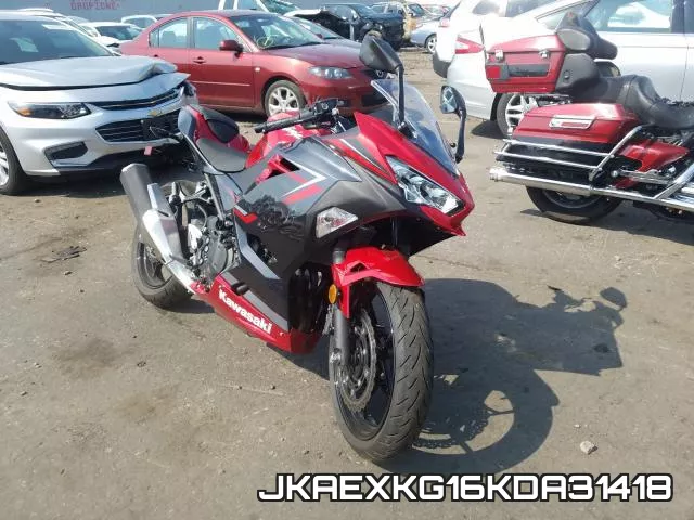 JKAEXKG16KDA31418 2019 Kawasaki EX400