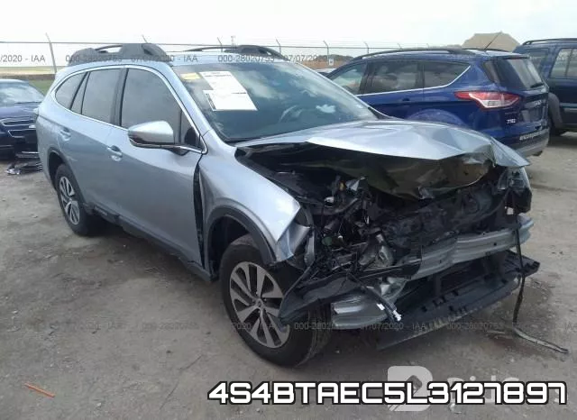 4S4BTAEC5L3127897 2020 Subaru Outback, Premium