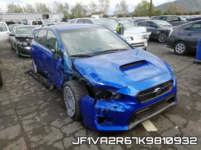 JF1VA2R67K9810932 2019 Subaru WRX, Sti