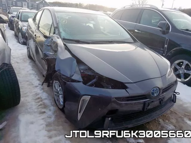 JTDL9RFU6K3005660 2019 Toyota Prius