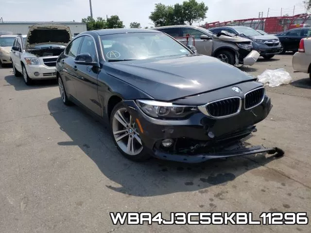 WBA4J3C56KBL11296 2019 BMW 4 Series, 430XI Gran Coupe