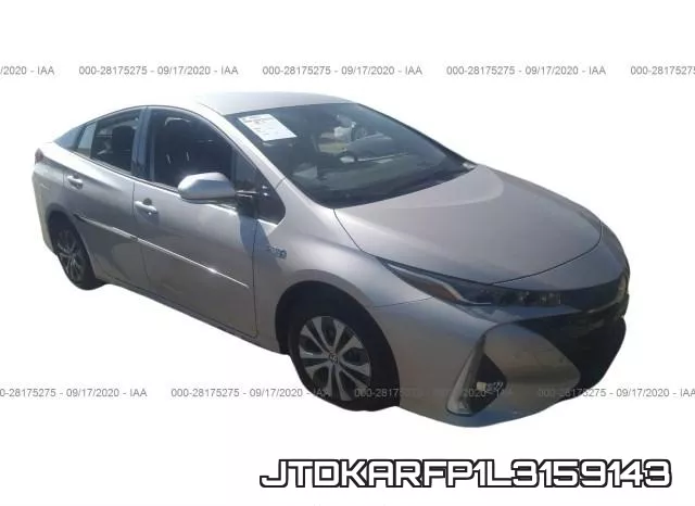 JTDKARFP1L3159143 2020 Toyota Prius, Prime Le/Xle/Limited