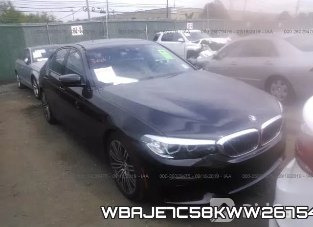 WBAJE7C58KWW26754 2019 BMW 5 Series, 540 XI