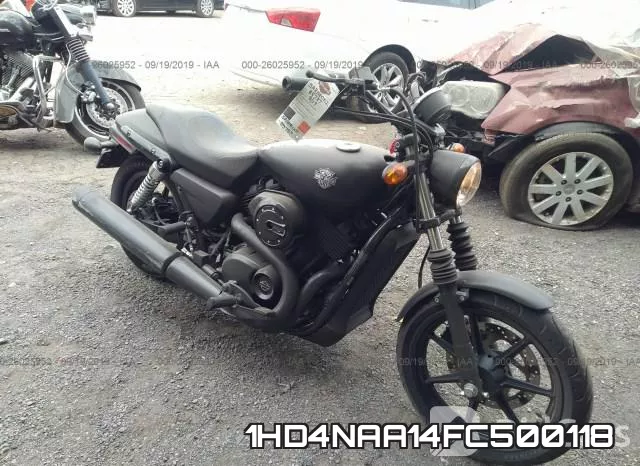 1HD4NAA14FC500118 2015 Harley-Davidson XG500