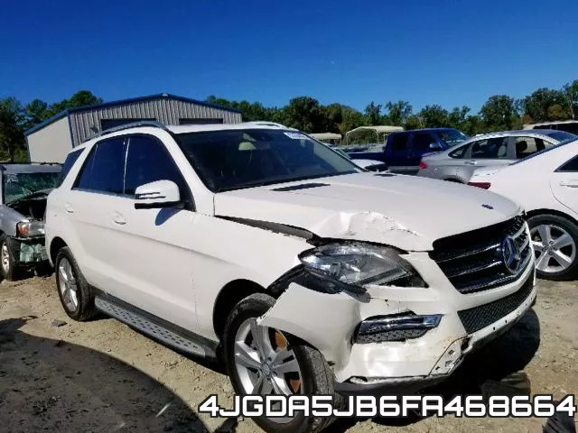 4JGDA5JB6FA468664 2015 Mercedes-Benz ML-Class,  350
