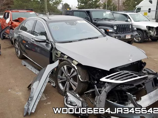 WDDUG6EB4JA345642 2018 Mercedes-Benz S-Class,  450 4Matic