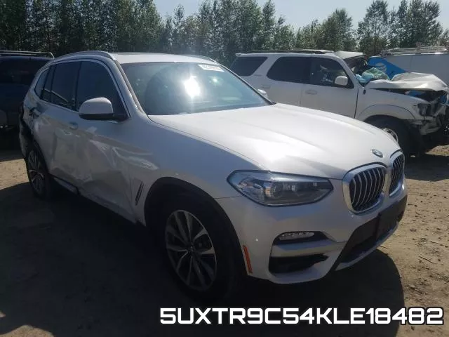 5UXTR9C54KLE18482 2019 BMW X3, Xdrive30I