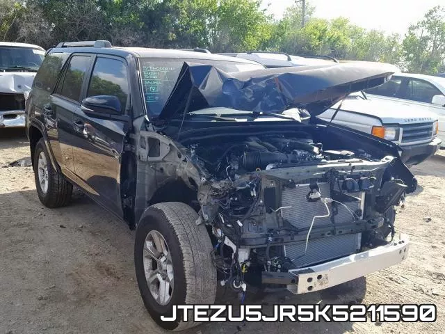 JTEZU5JR5K5211590 2019 Toyota 4runner, SR5