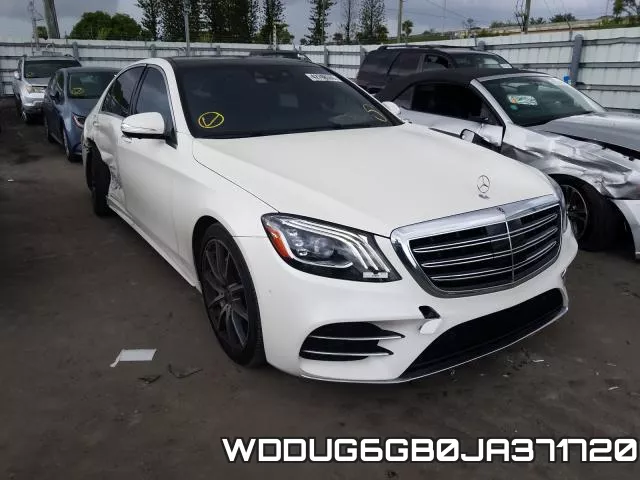 WDDUG6GB0JA371720 2018 Mercedes-Benz S-Class,  450