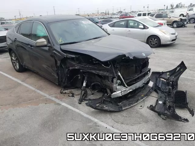5UXKU0C37H0G69270 2017 BMW X6, Sdrive35I