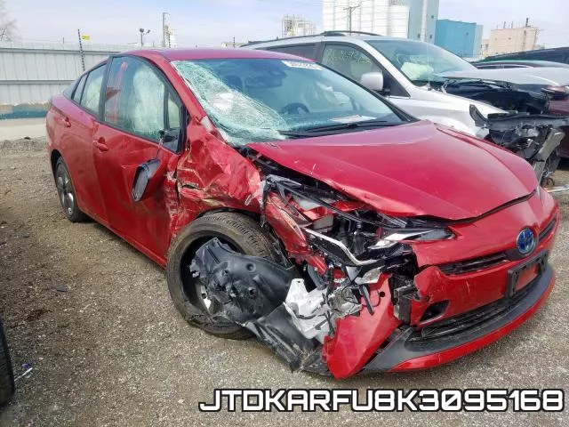 JTDKARFU8K3095168 2019 Toyota Prius