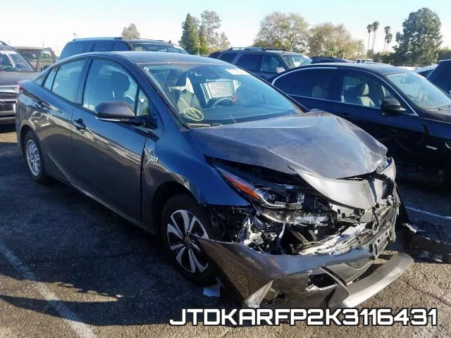 JTDKARFP2K3116431 2019 Toyota Prius