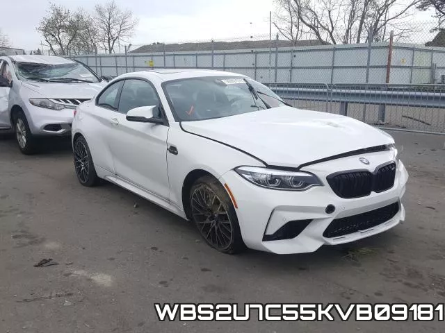 WBS2U7C55KVB09181 2019 BMW M2, Competition