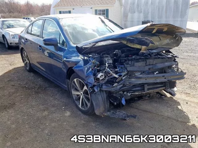 4S3BNAN66K3003211 2019 Subaru Legacy, 2.5I Limited