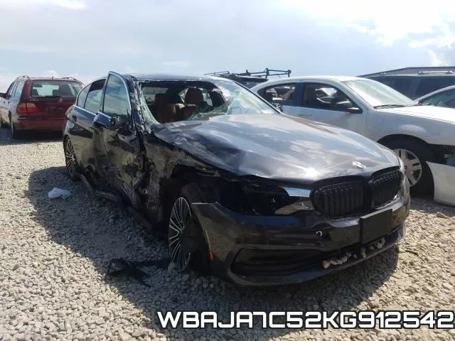 WBAJA7C52KG912542 2019 BMW 5 Series, 530 XI