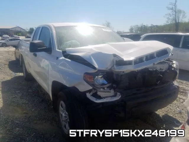 5TFRY5F15KX248199 2019 Toyota Tundra, Double Cab Sr/Sr5