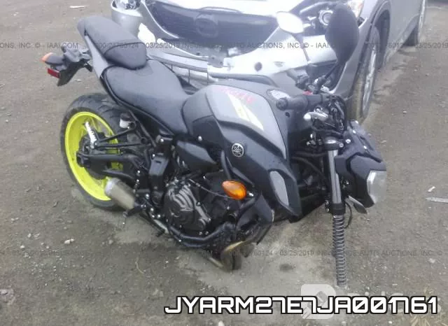 JYARM27E7JA001761 2018 Yamaha MT07