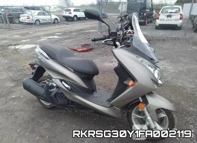 RKRSG30Y1FA002119 2015 Yamaha XC155