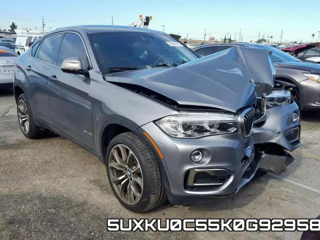 5UXKU0C55K0G92958 2019 BMW X6, Sdrive35I