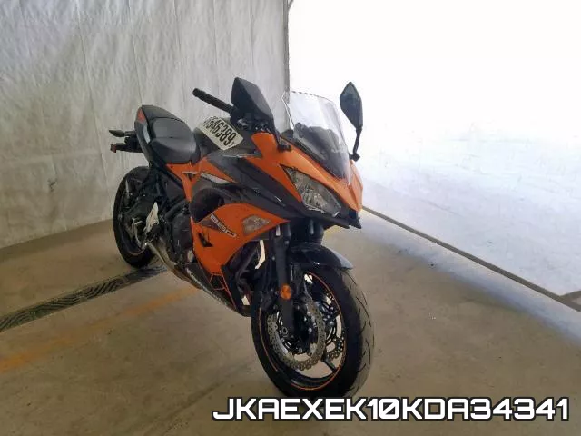 JKAEXEK10KDA34341 2019 Kawasaki EX650, F