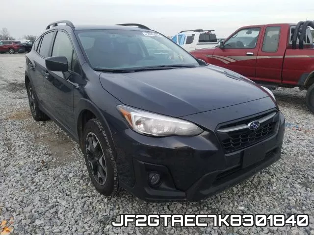 JF2GTAEC7K8301840 2019 Subaru Crosstrek, Premium