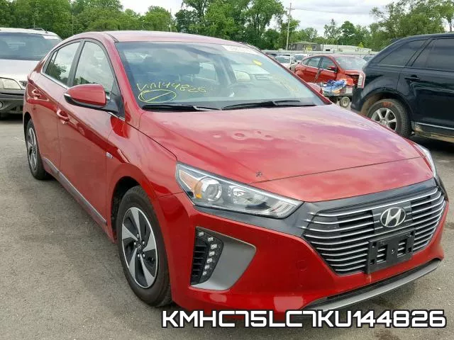 KMHC75LC7KU144826 2019 Hyundai Ioniq, Sel