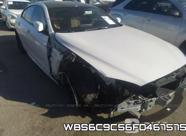 WBS6C9C56FD467575 2015 BMW M6, Gran Coupe