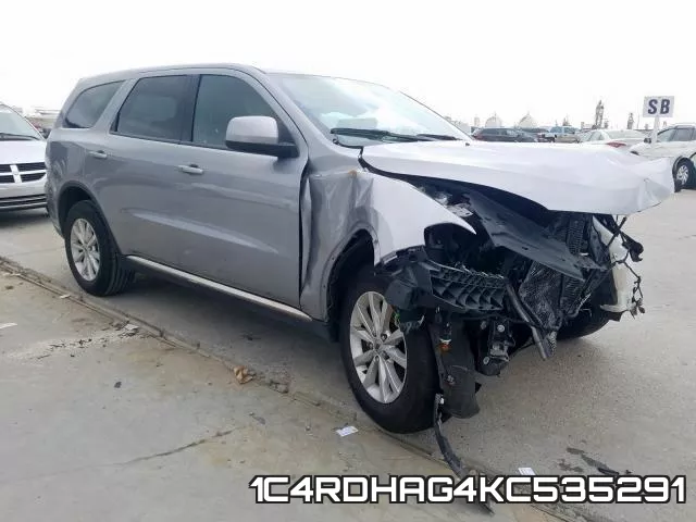 1C4RDHAG4KC535291 2019 Dodge Durango, Sxt