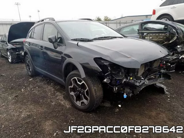 JF2GPACC0F8278642 2015 Subaru XV, 2.0 Premium