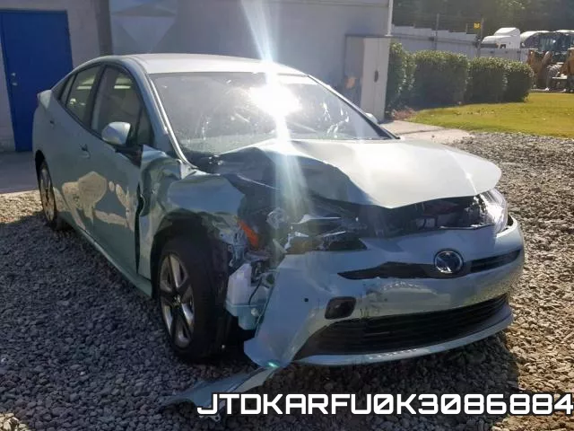 JTDKARFU0K3086884 2019 Toyota Prius