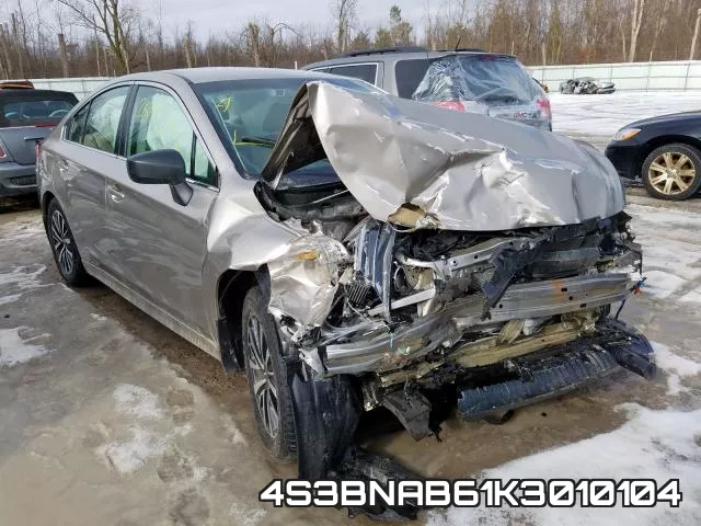 4S3BNAB61K3010104 2019 Subaru Legacy, 2.5I