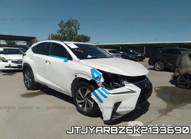 JTJYARBZ6K2133690 2019 Lexus NX, 300 Base/300 F-Sport