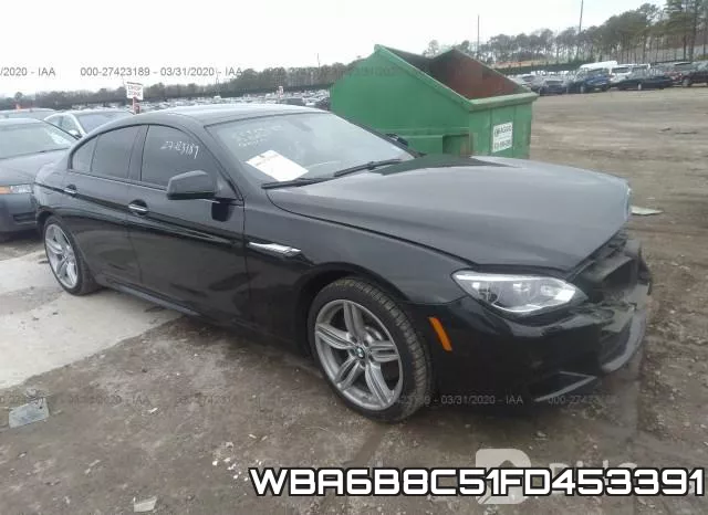 WBA6B8C51FD453391 2015 BMW 6 Series, 640 Xi Gran Coupe