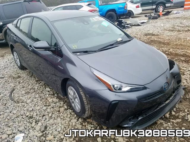 JTDKARFU8K3088589 2019 Toyota Prius