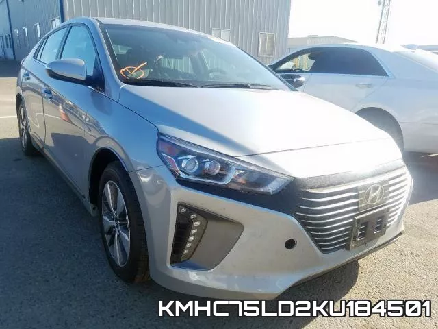 KMHC75LD2KU184501 2019 Hyundai Ioniq, Limited