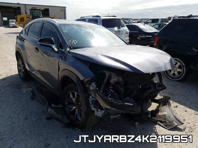 JTJYARBZ4K2119951 2019 Lexus NX, 300 Base