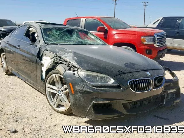 WBA6A0C5XFD318835 2015 BMW 6 Series, 640 I Gran Coupe