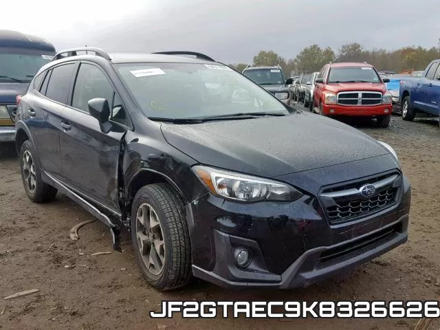 JF2GTAEC9K8326626 2019 Subaru Crosstrek, Premium