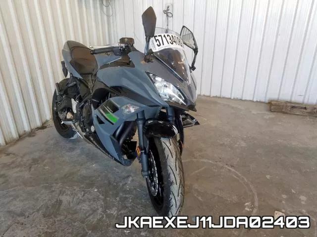 JKAEXEJ11JDA02403 2018 Kawasaki EX650, J