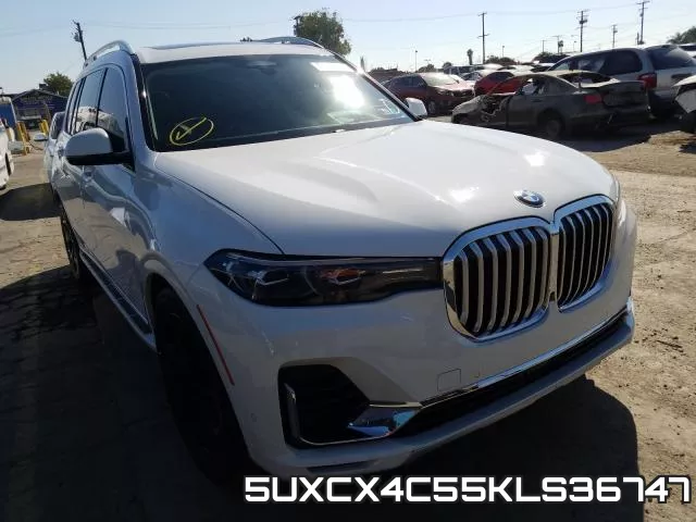 5UXCX4C55KLS36747 2019 BMW X7, Xdrive50I