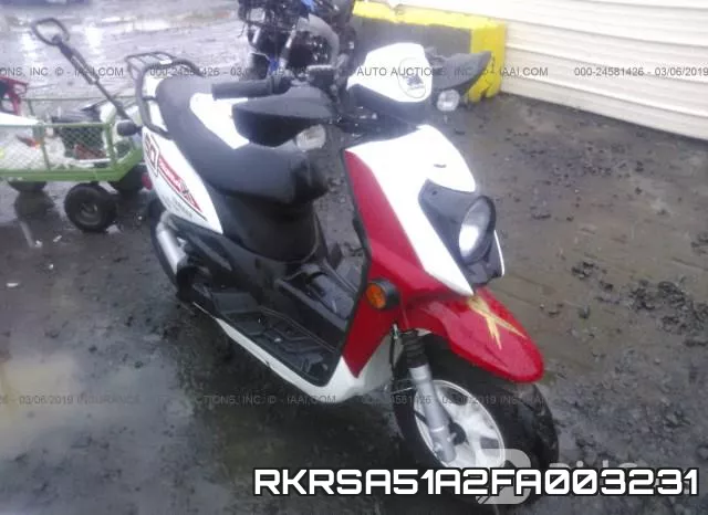 RKRSA51A2FA003231 2015 Yamaha YW50, FX