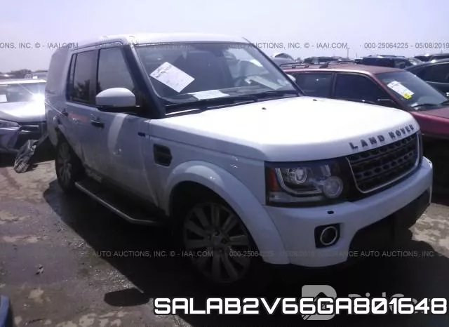 SALAB2V66GA801648 2016 Land Rover LR4